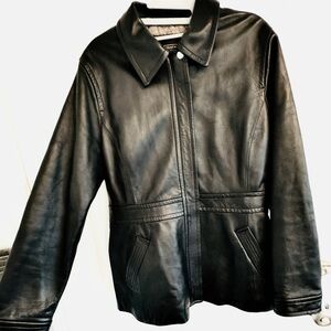 Coach Black Leather Jacket for Women
